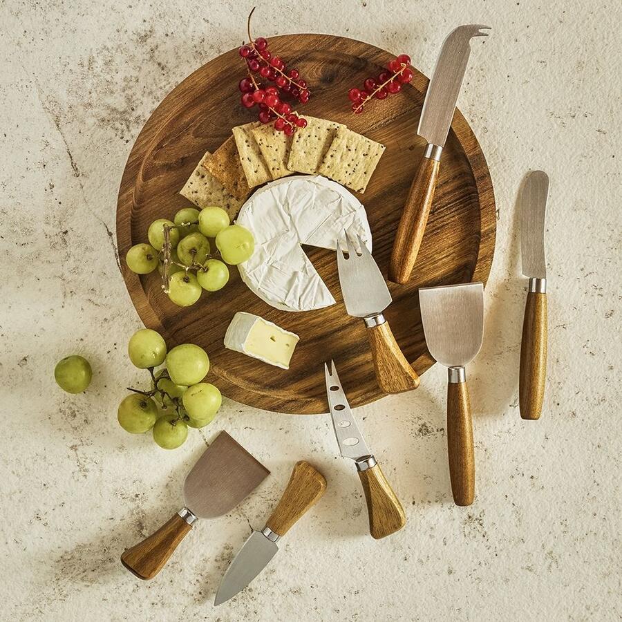 Tognana Set Formaggio 3 Pezzi con Tagliere in Legno di Acacia — Collezione Guest & Gift