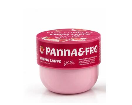 Face Complex Crema Corpo Glitter Panna E Fragola Da 300 ml