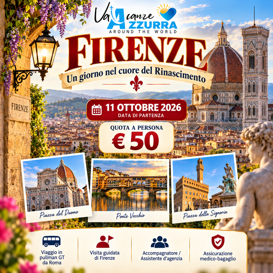 11 OTTOBRE 2026 FIRENZE