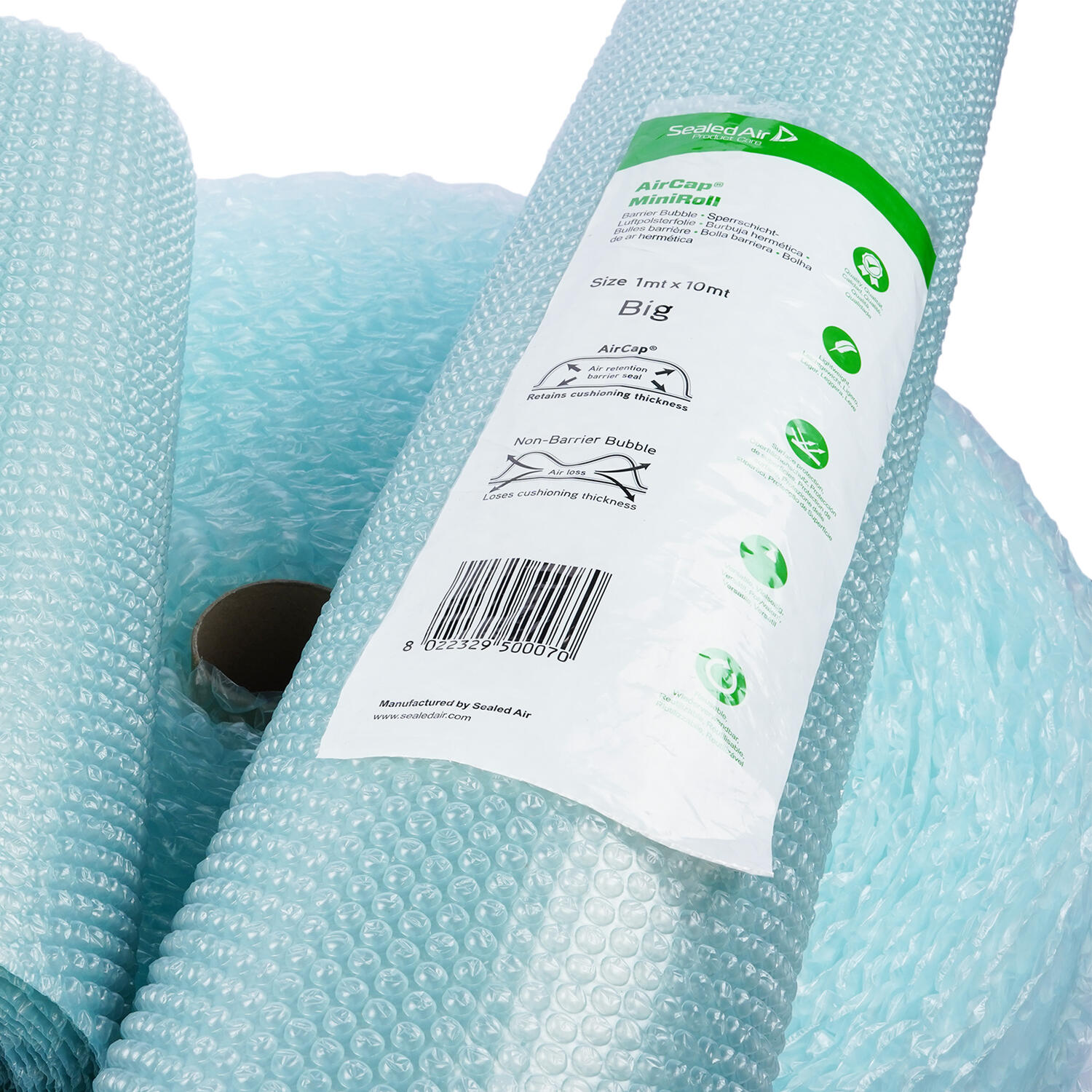 Rotolo per Imballaggio AIRCAP MINIROLL ELLRT Film Bolle d'Aria SEALED AIR