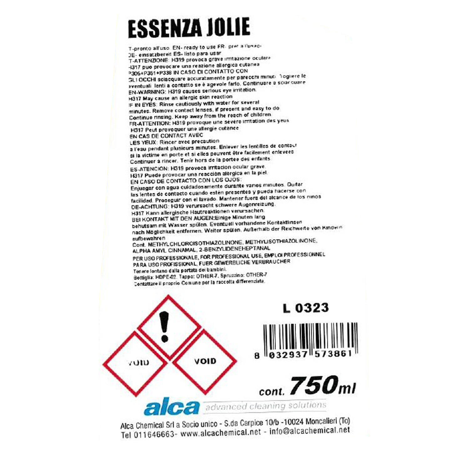 Profumatore Ambienti da 750 ml ALCA