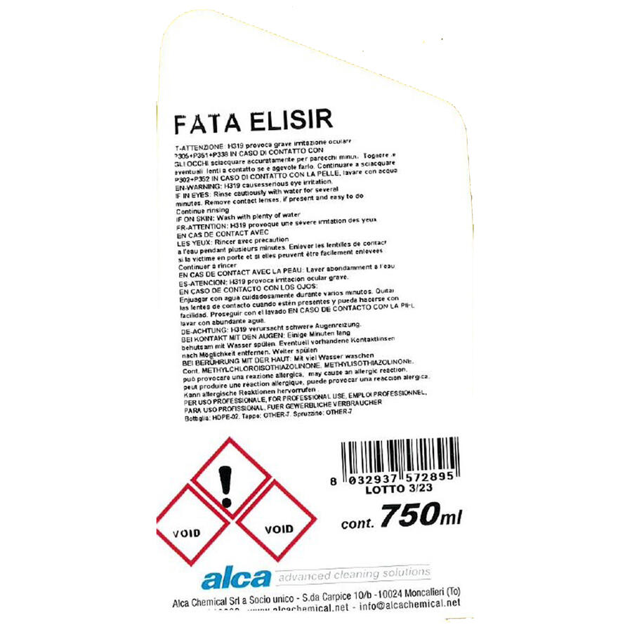 Detergente per Bagno FATA ELISIR Profumo Persistente ALCA