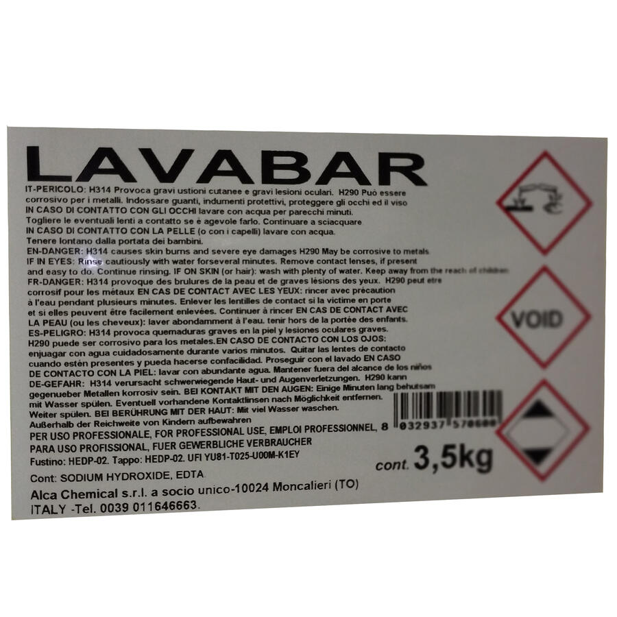 Detergente  Lavatazzine  LAVABAR ALCA