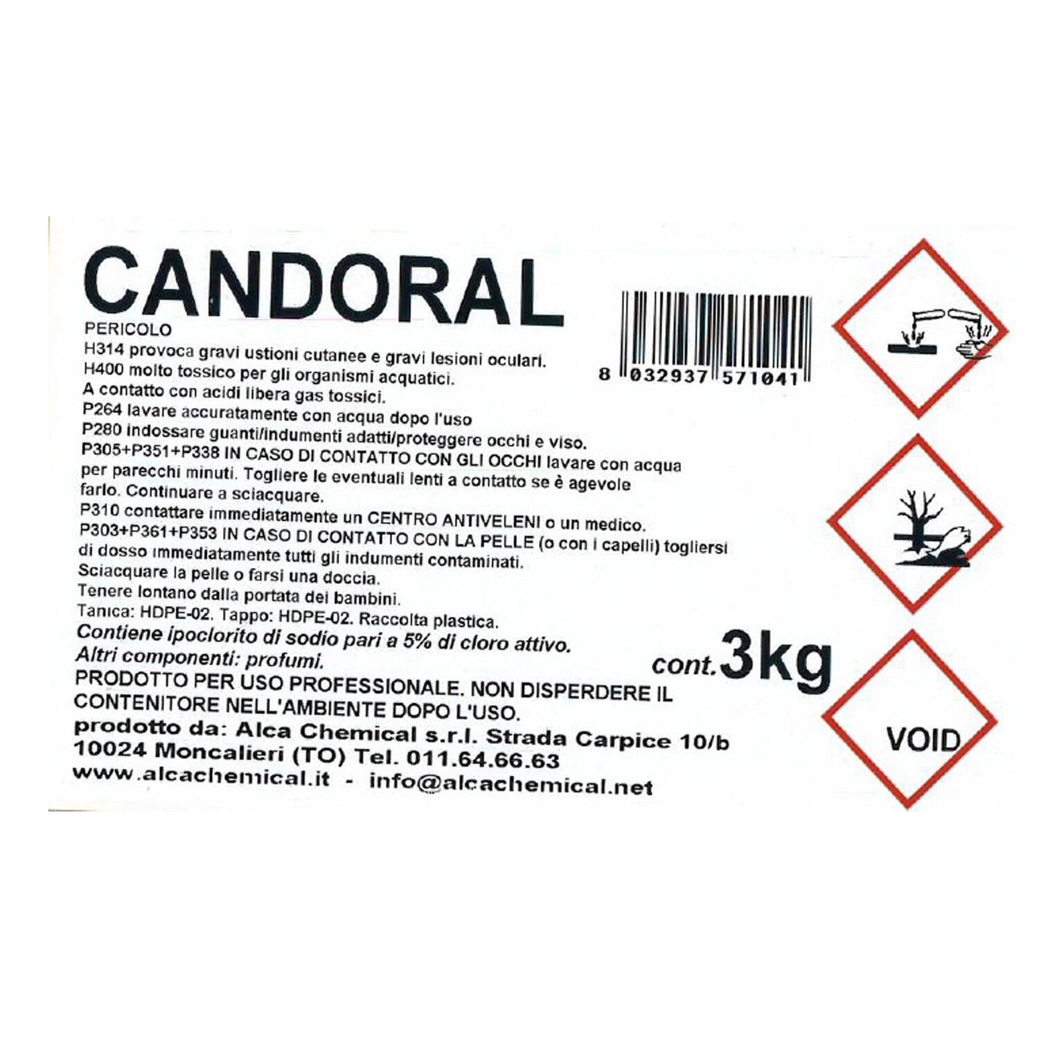 Candeggina CANDORAL ALCA