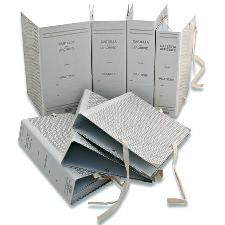 Faldone con Lacci Rivettati 35x25 cm EURO-CART - conf. 25 pz