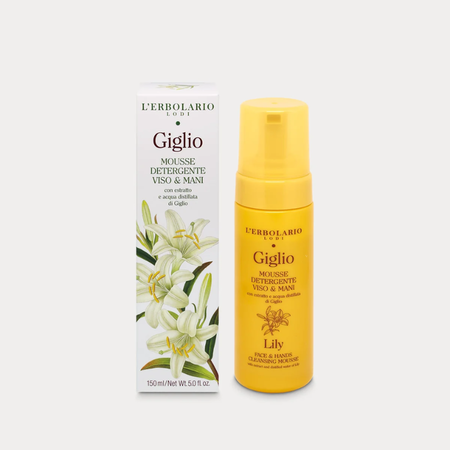 L'Erbolario - Giglio Mousse detergente per viso & mani