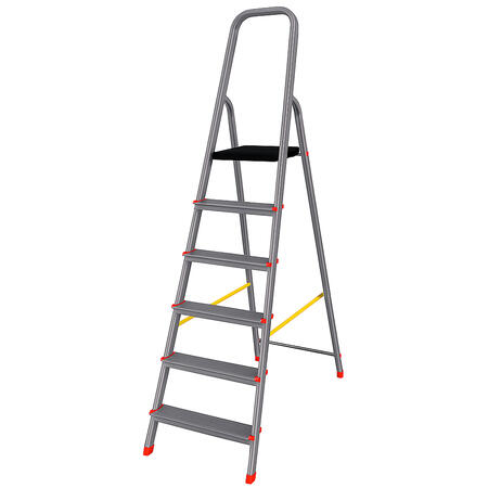 Scala uso Domestico STELLA BASIC in Alluminio MARCHETTI