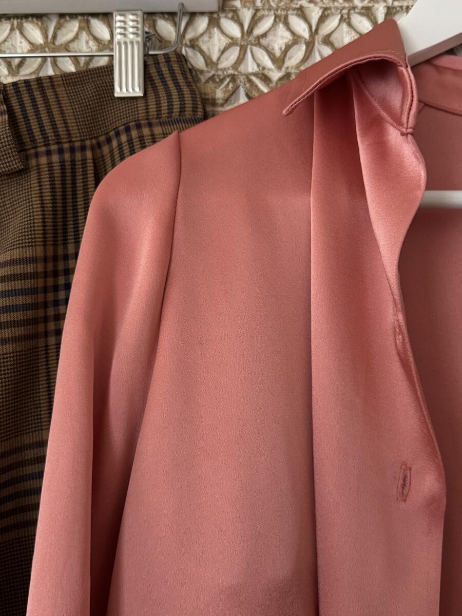 Camicia Lavinia in cady pura seta doppio raso 