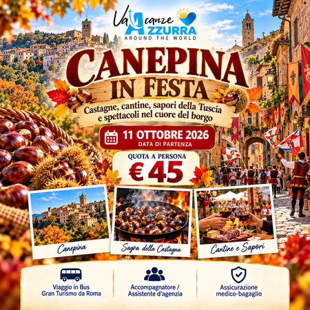 11 OTTOBRE 2026 CANEPINA IN FESTA