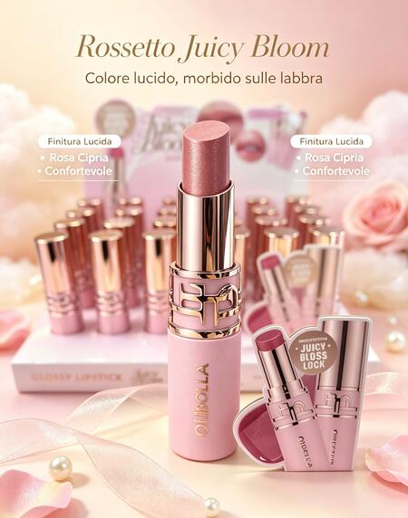 Olibolla Lipstick  Juicy Bloom [Conf. da 24 pezzi]