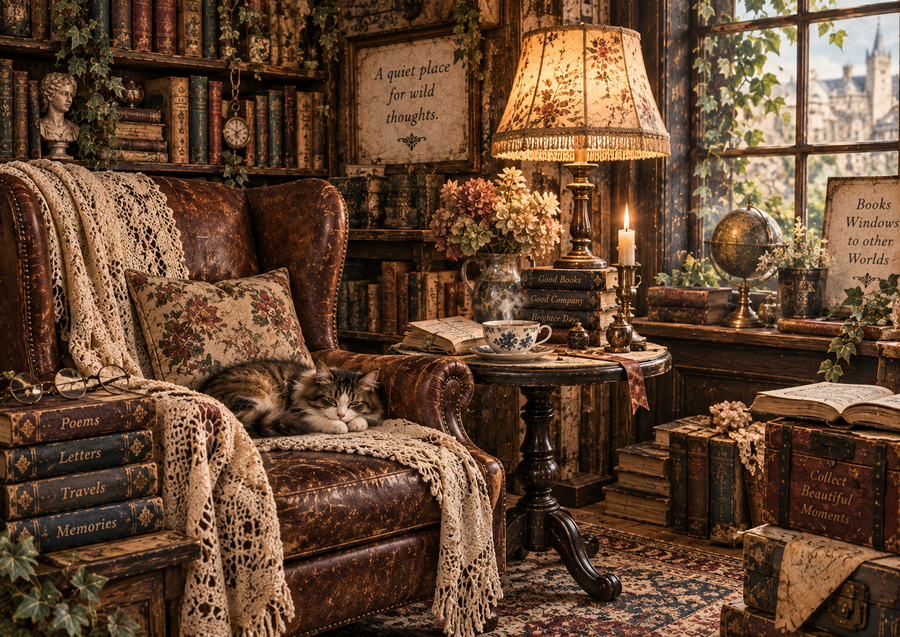 The Antique Bookshop kit cartaceo