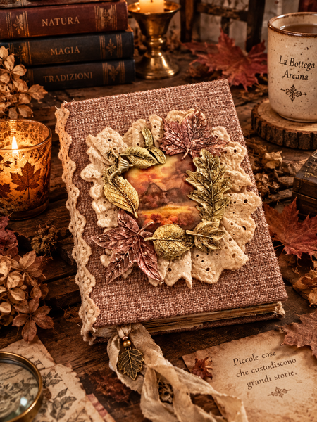 Autumn Journal - Handmade Vintage Journal