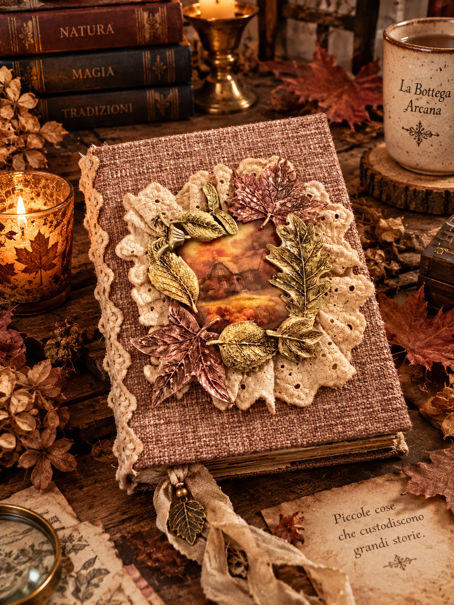 Autumn Journal - Handmade Vintage Journal