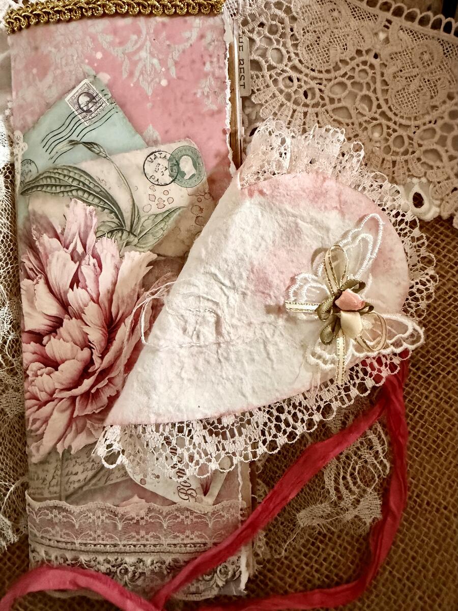 Romantic Paris - Handmade Journal