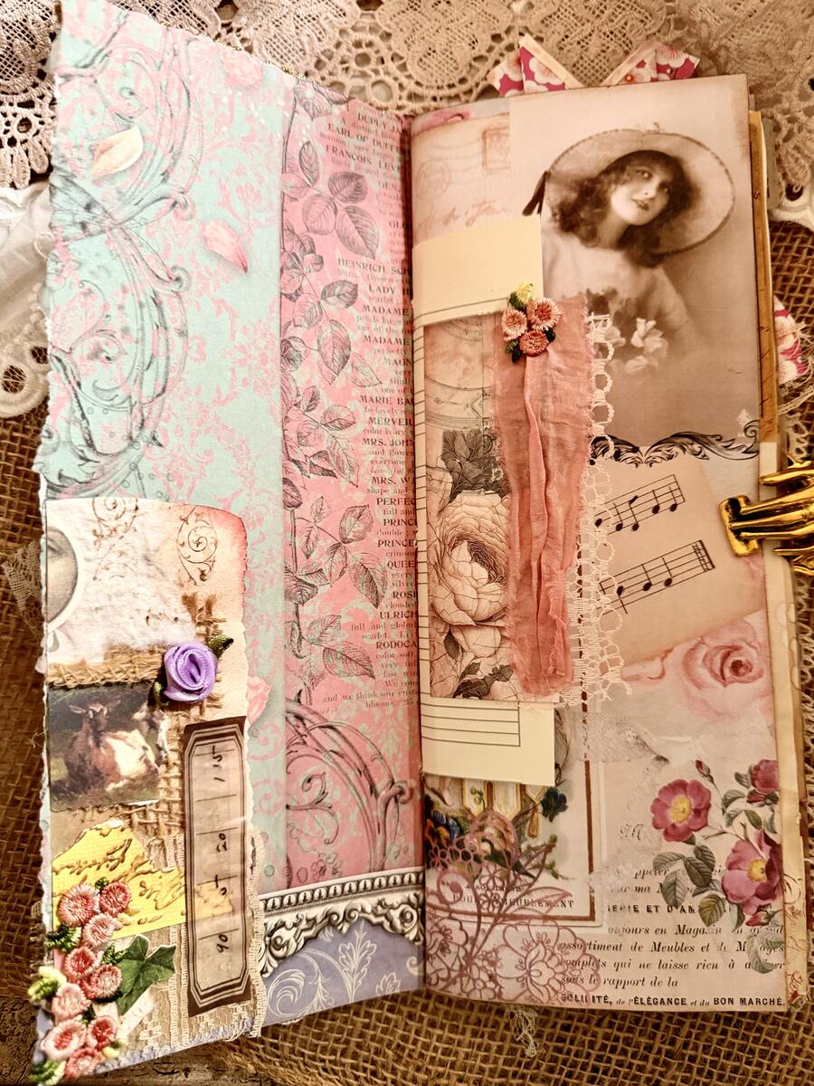 Romantic Paris - Handmade Journal