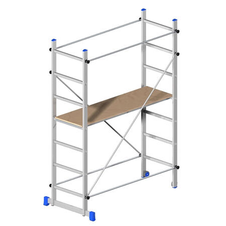 Trabattello SUPERMINIO in Alluminio 158 x 80 x 220 cm MARCHETTI