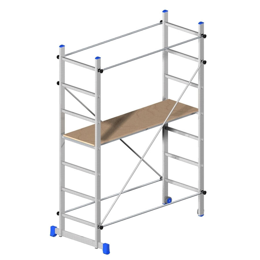 Trabattello SUPERMINIO in Alluminio 158 x 80 x 220 cm MARCHETTI