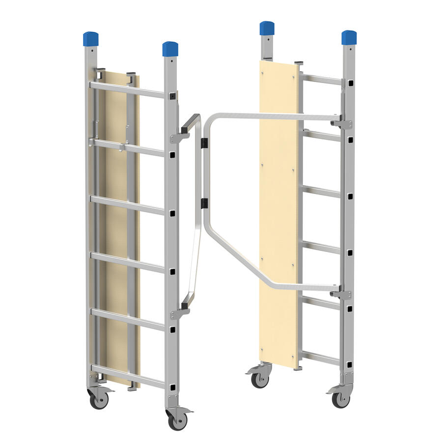 Trabattello DINAMICO in Alluminio 168 x 75 x 180 cm MARCHETTI