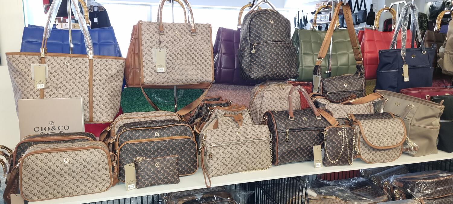 Lotti di Borse Donna Gio & Co Milano da 25, 50 o 100 pz.