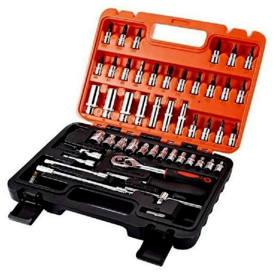 SET CHIAVI A BUSSOLA CON CRICCHETTO 53 PEZZI IN VALIGETTA
