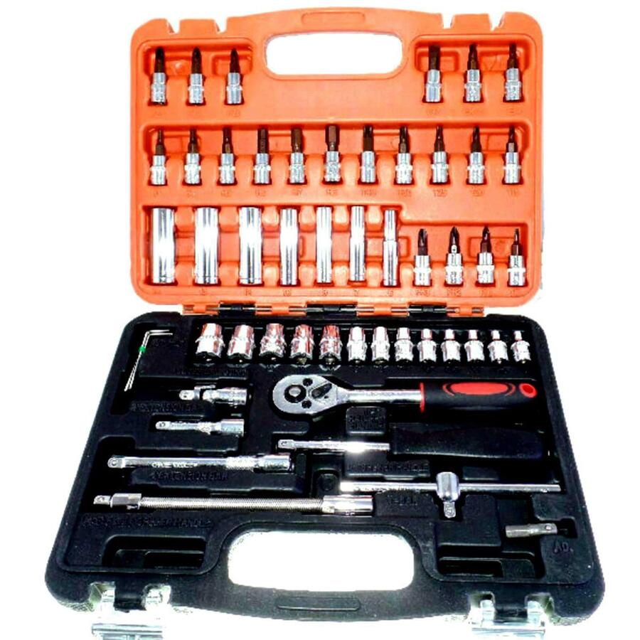 SET CHIAVI A BUSSOLA CON CRICCHETTO 53 PEZZI IN VALIGETTA