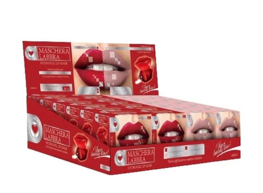 Seta Blu Maschera Labbra [Conf. da 24 pezzi]