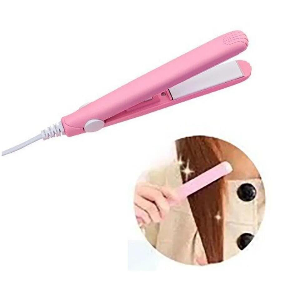 MINI PIASTRA CAPELLI LISCI CERAMICA PORTATILE DA VIAGGIO 