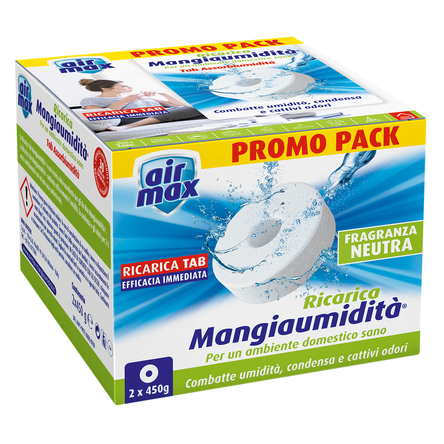 Ricariche Tab Mangiaumidità 2 × 450 gr AIR MAX