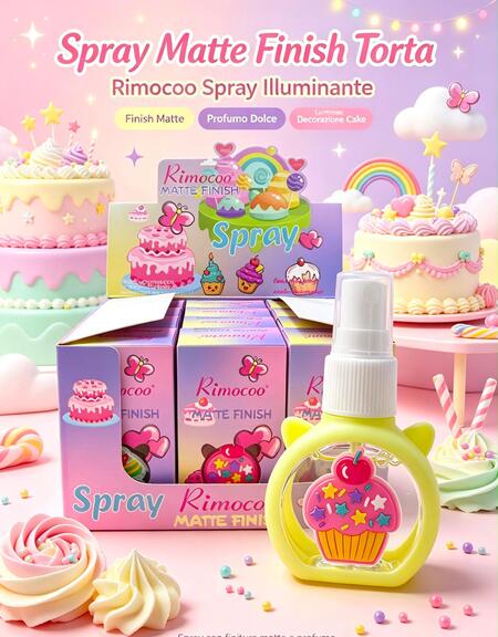 Rimocoo Matte Spray Matte Finish Torta [Conf. da 12 pezzi]