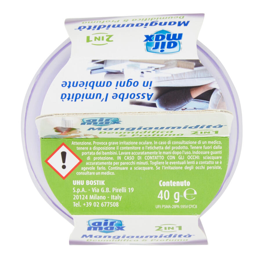 Mangiaumidità 2 in 1 Deumidifica e Deodora da 40 gr AIR MAX