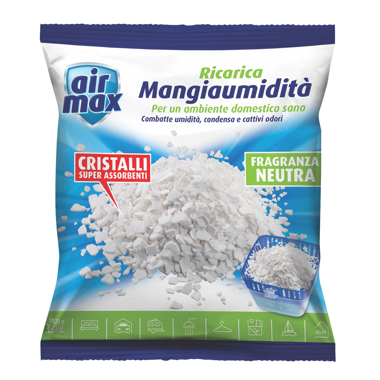 Ricarica Sali Assorbiumidità da 1 kg AIR MAX