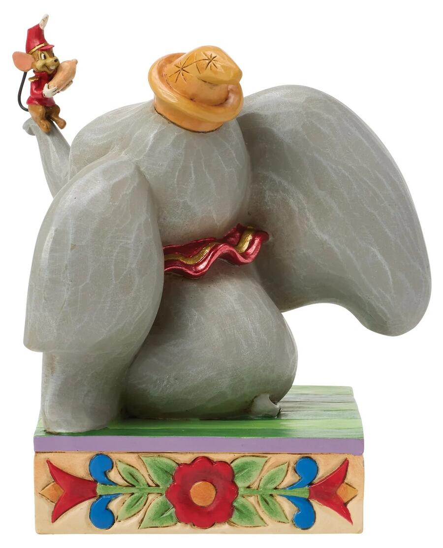 Enesco - Statuina Dumbo e Timothy Mouse by Jim Shore, Disney Traditions