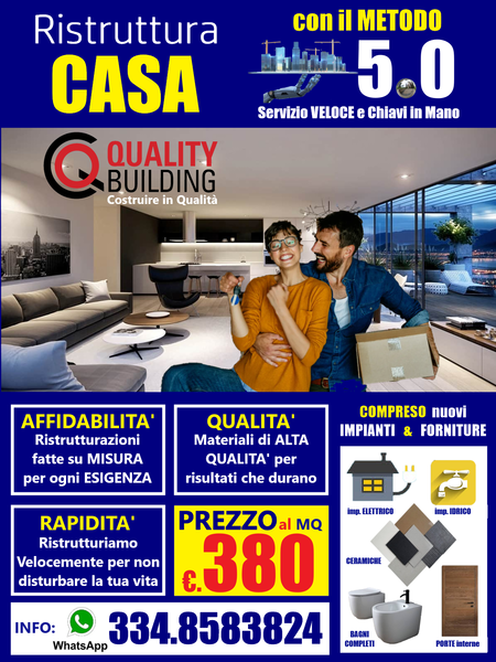 Ristrutturazione chiavi in mano Appartamento