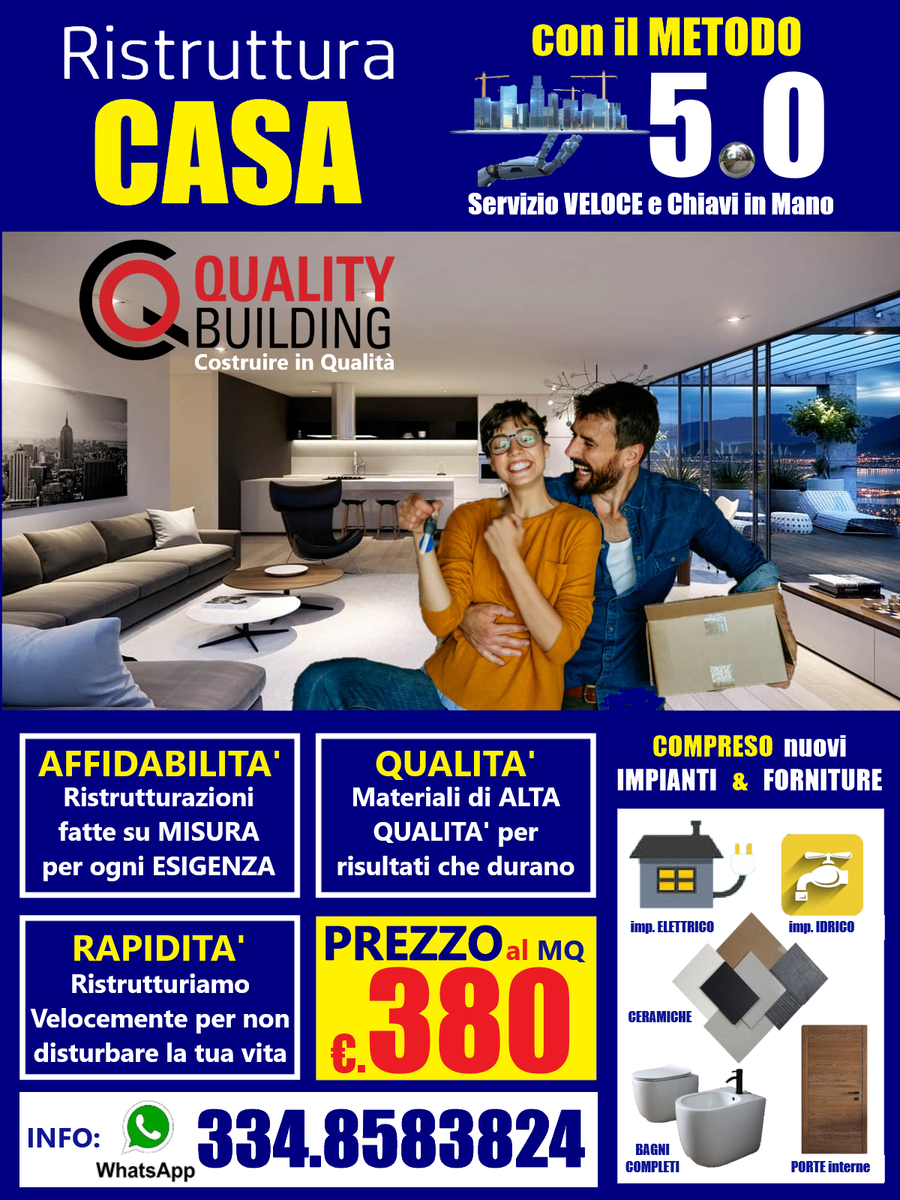 Ristrutturazione chiavi in mano Appartamento