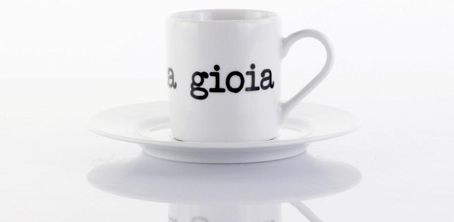 Weissestal Set 5 Tazze Caffè con Piattino Graffiti — Mai Una Gioia