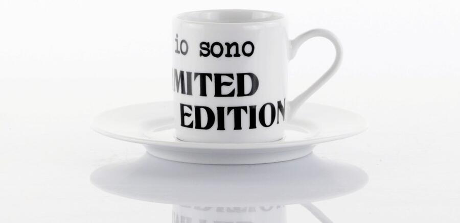 Weissestal Tazza Caffè con Piattino Graffiti — Io Sono Limited Edition