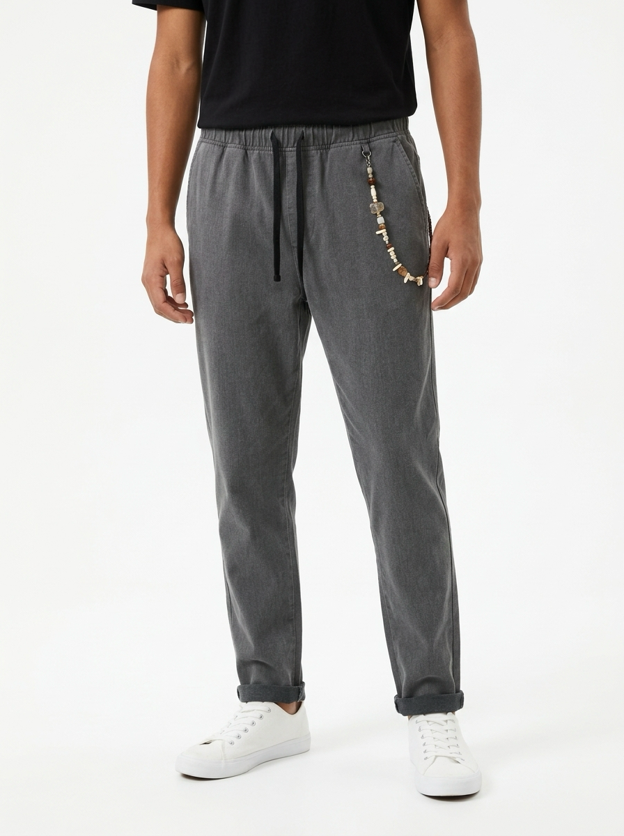 Over-d Pantalaccio Con Catena Antracite