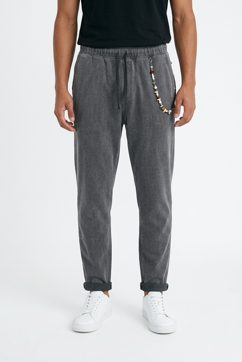 Over-d Pantalaccio Con Catena Antracite
