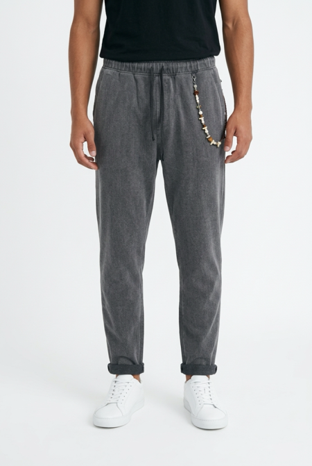 Over-d Pantalaccio Con Catena Antracite