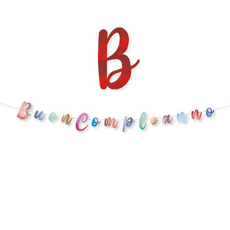 Festone per Eventi in Cartoncino da 6 mt BIG PARTY