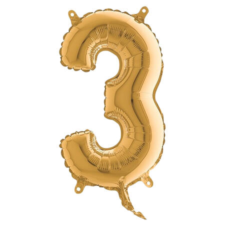 Palloncini in Mylar a Forma di Numero 36 cm BIG PARTY