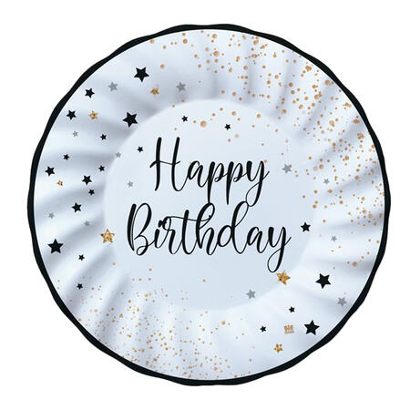 Piatti in Carta Decorati BIG PARTY – conf. 8 pz