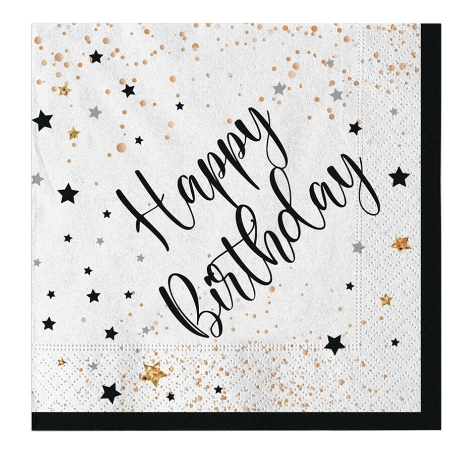 Tovaglioli in Carta 33 × 33 cm BIG PARTY – conf. 20 pz