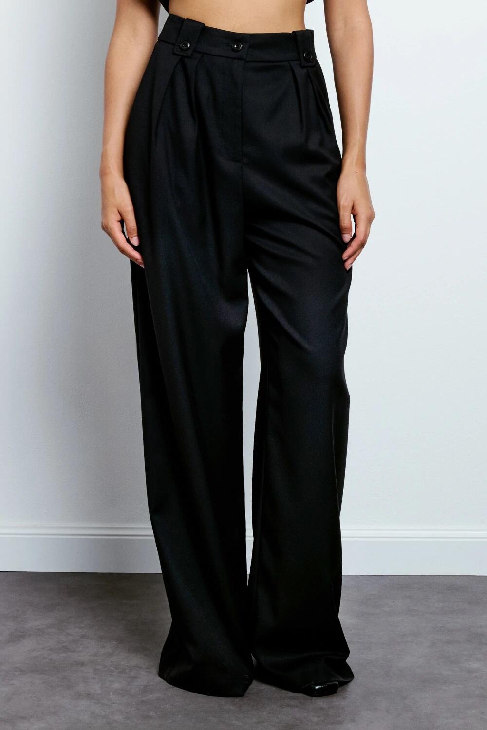 Two Way Pantalone Full Length Nero