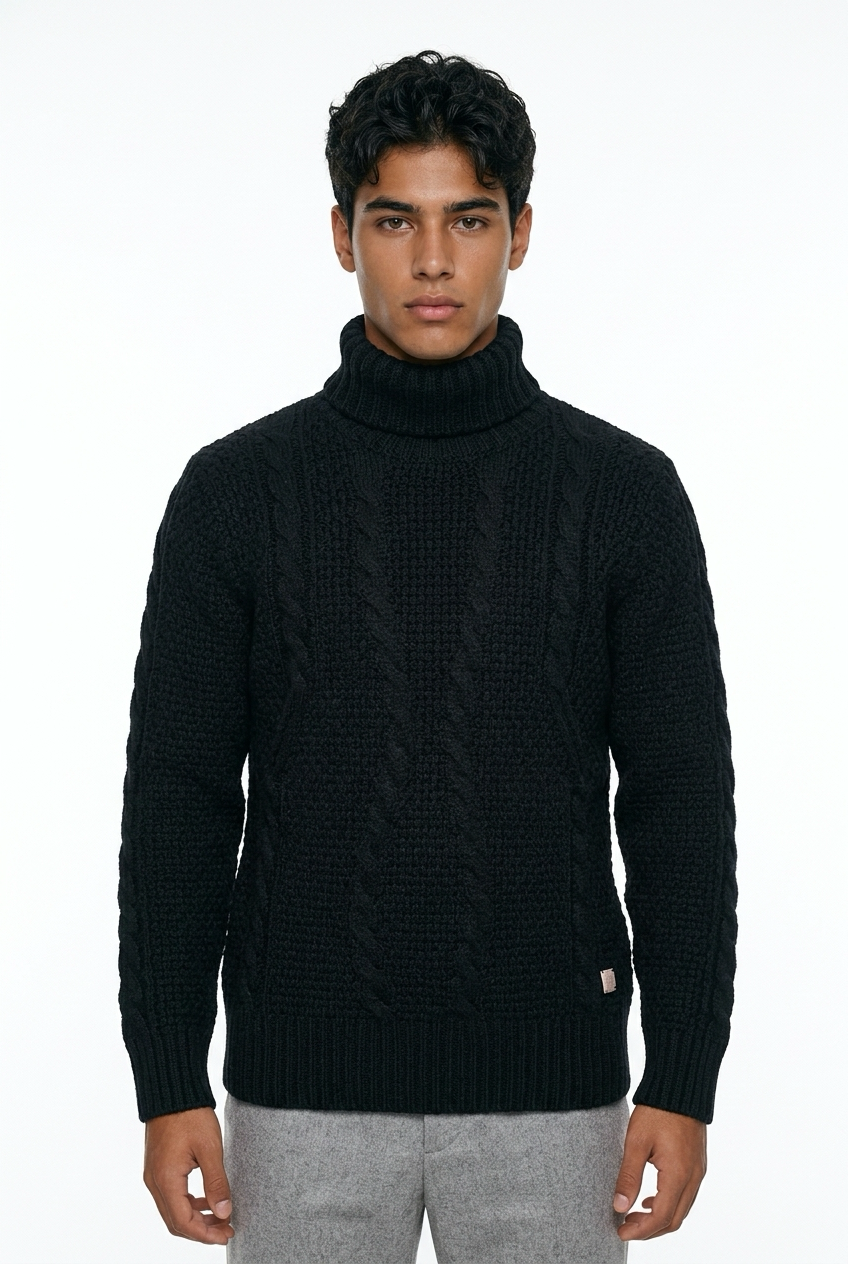 Gianni Lupo Dolcevita Treccia Nero