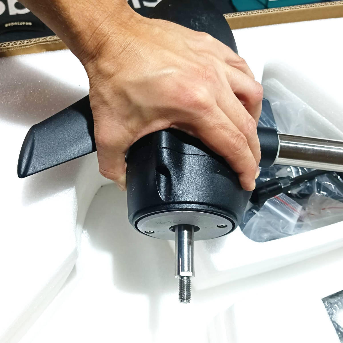 Motore elettrico fuoribordo Brushless 12v 75 lb Haibo - per kayak - Con certificato di potenza