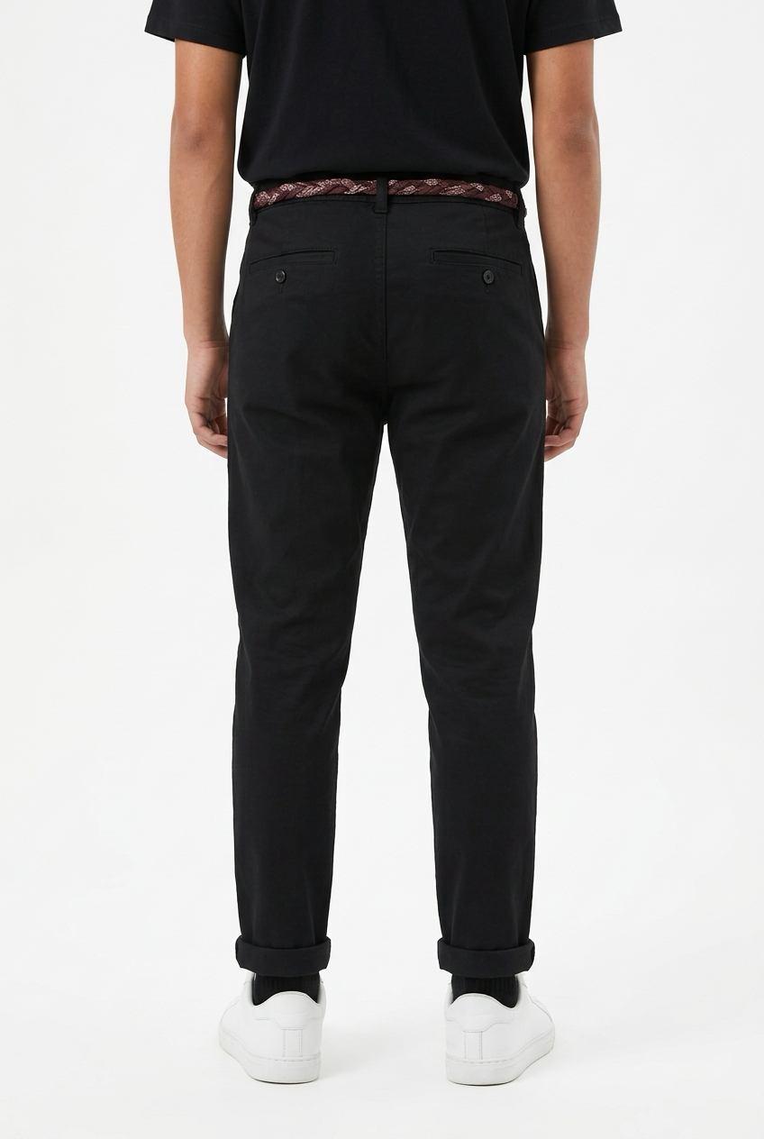 Over-d Pantalone 1 Pince Tapered Nero