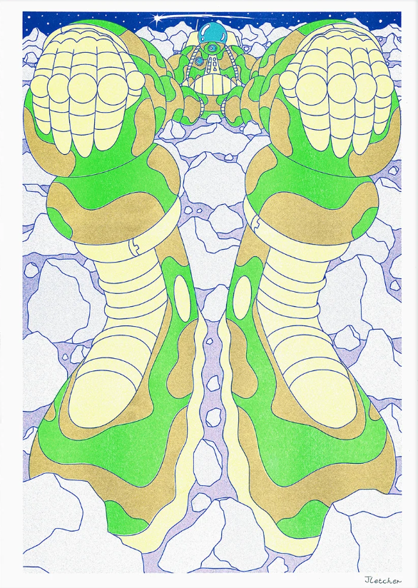 Jack Fletcher, stampa fine art A3 (29,7x42 cm): If I Could Sit Quietly in Space