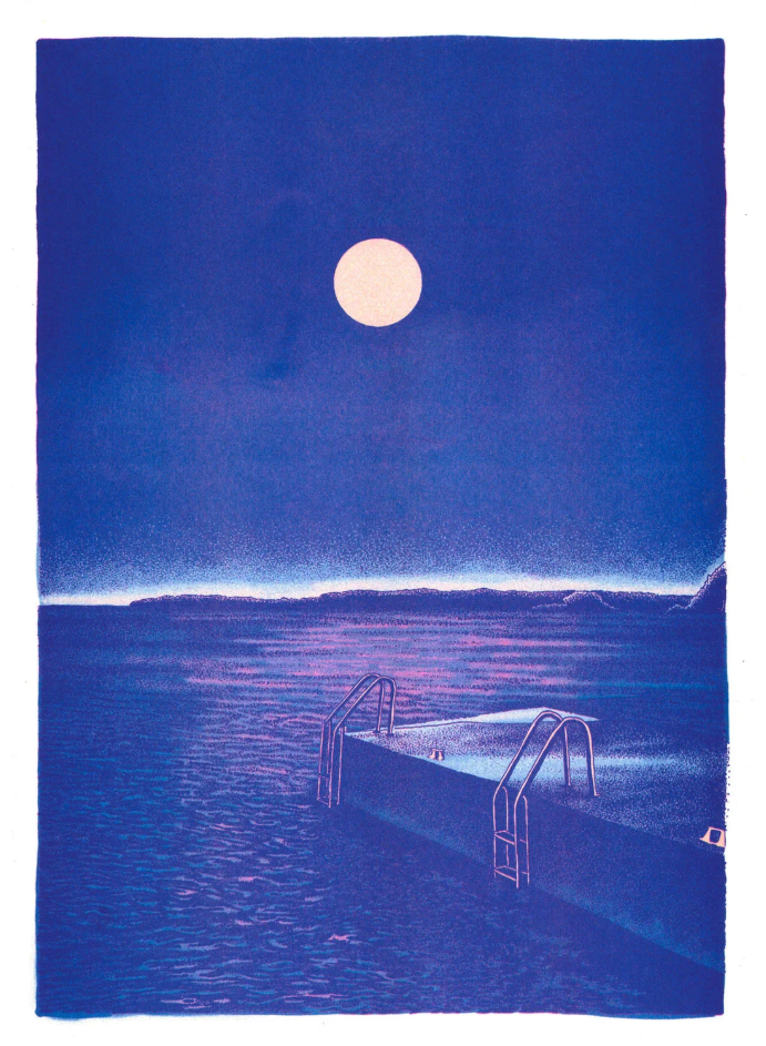Manon Diemer, stampa fine art A3 (29,7x42 cm): The midnight bath