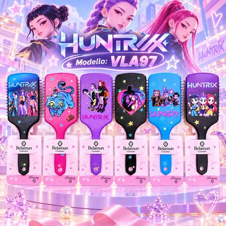 Huntrix Spazzola Per Capelli [Conf. da 12 pezzi]